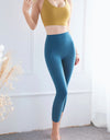 Feel Like Skin Elastic Waistband Cropped Yoga Leggings