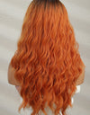 13*2" Lace Front Wigs Synthetic Long Wave 24" 150% Density