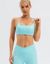 Crisscross Spaghetti Strap Active Cami