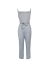 Tied Spaghetti Strap Square Neck Jumpsuit