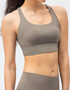 Crisscross Square Neck Active Tank