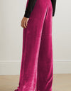 Loose Fit High Waist Long Pants with Pockets