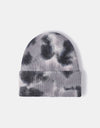 Tie-Dye Cuffed Rib-Knit Beanie Hat