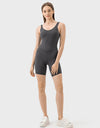 Wide Strap Active Romper