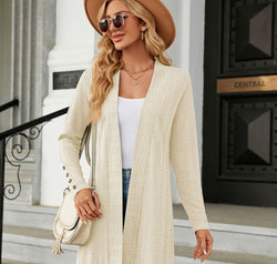 Long Sleeve Open Front Cardigan