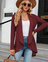 Open Front Long Sleeve Cardigan