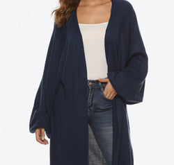 Long Sleeve Open Front Cardigan