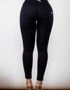 Full Size Contrast Detail Buttoned Leggings