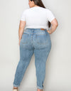 Judy Blue Full Size Cuffed Hem Slim Jeans