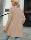 Open Front Long Sleeve Cardigan