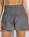 Breathable Smocked Sports Shorts