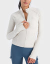 Zip-Up Long Sleeve Sports Jacket