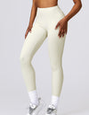 Breathable Wide Waistband Active Leggings