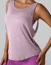 Crisscross Round Neck Active Tank