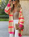 Ribbed Long Sleeve Cardigan