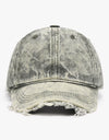 Raw Hem Adjustable Cotton Baseball Cap