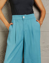 Wide Leg Buttoned Pants