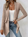 Open Front Long Sleeve Cardigan