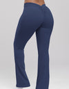 Ruched High Waist Bootcut Active Pants