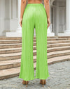 Drawstring Wide Leg Pants