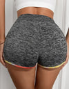 Heathered Wide Waistband Shorts