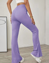 High Waist Flare Leg Pants