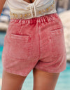 Corduroy Shorts with Pockets