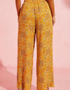 Pocketed Floral Wide Leg Pants