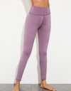 Exposed Seam High Waist Yoga Leggings