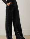 Loose Fit High Waist Long Pants with Pockets