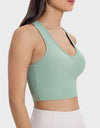 Scoop Neck Wide Strap Active Tank