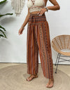 Printed Wide Leg Pants