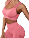 Cutout Scoop Neck Tank and Shorts Active Set