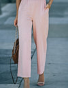 Paperbag Wide Leg Pants with Pockets