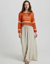 Drawstring Wide Leg Pants