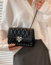 Studded PU Leather Crossbody Bag