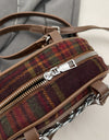 Plaid Print Crossbody Bag