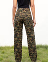 Camouflage Straight Leg Cargo Pants