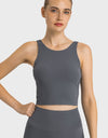 Feel Like Skin Highly Stretchy Cropped Sports Tank