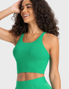 Crisscross Back Ladder Detail Sports Bra