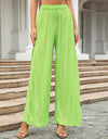 Drawstring Wide Leg Pants