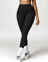 Ruched Pocketed High Waist Active Leggings