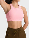 Wide Strap Cropped Sport Tank