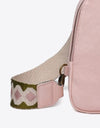 Random Pattern Adjustable Strap PU Leather Sling Bag