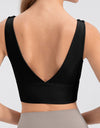 Scoop Neck Wide Strap Active Tank