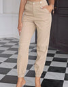 High Waist Pants with Pockets