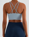 Chic Start Crisscross Back Sports Bra