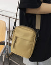 Wide Strap Polyester Crossbody Bag