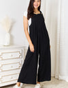 Double Take Full Size Wide Leg Overalls with Pockets