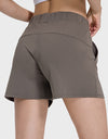 Elastic Waist Active Shorts